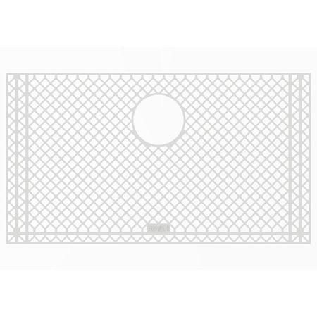 Ruvati Silicone Bottom Rinse Grid Sink Mat for RVH7400 Sink Gray RVA47400GR